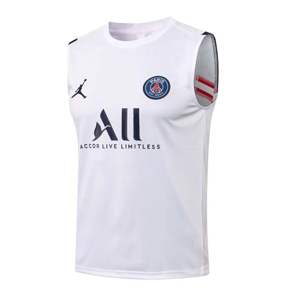 Trikot Paris Saint Germain ärmellos 2022 Weiß